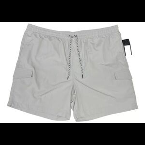 Original Use Men's 100% Nylon Unlined Cargo Shorts Masonry Gray